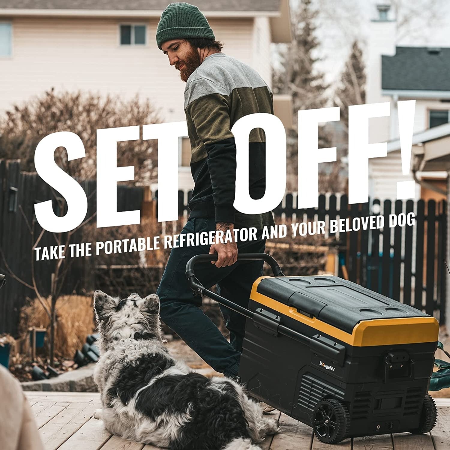 BougeRV CR35 35L Portable Fridge-Freezer: Your Adventure Companion