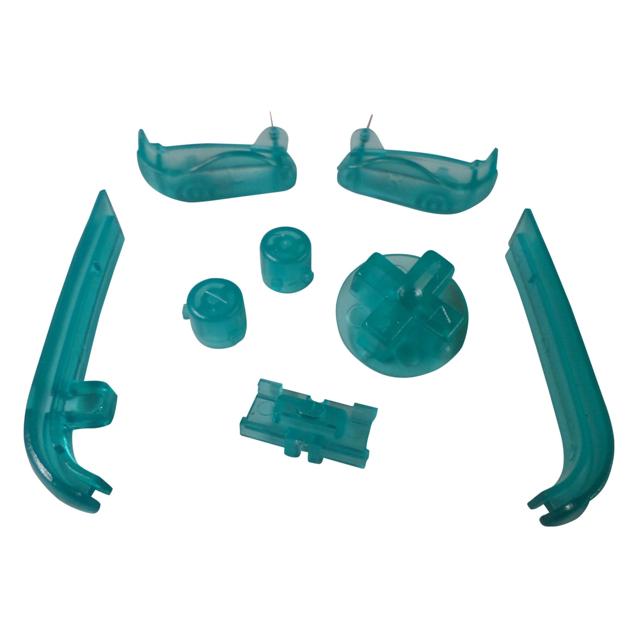 ZedLabz Clear Teal Green Button Set for Nintendo Game Boy Advance - Breathe New Life into Your Console!