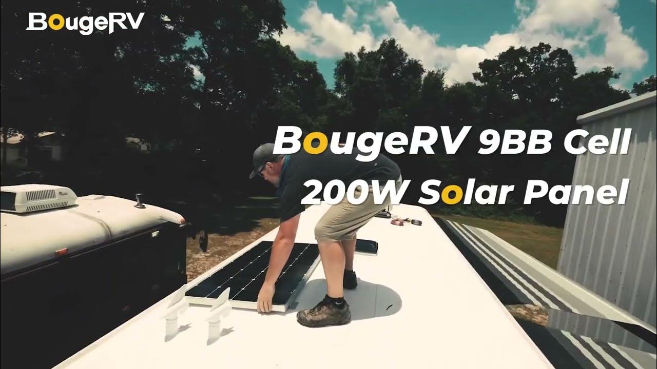 BougeRV 200W 12V Solar Powerhouse Kit for Off-Grid Adventures