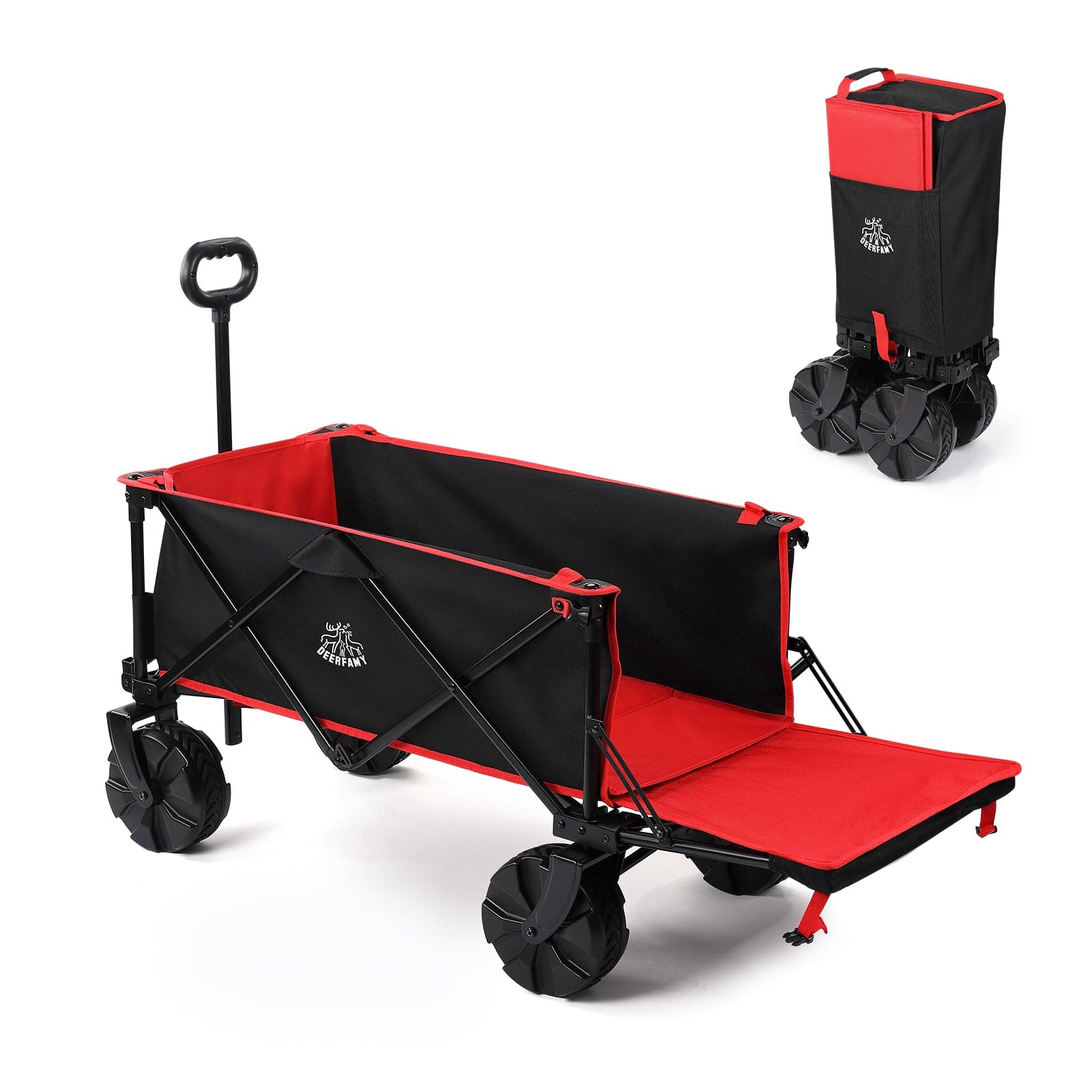 BougeRV 140L Outdoor Foldable Wagon - Your Ultimate Adventure Companion