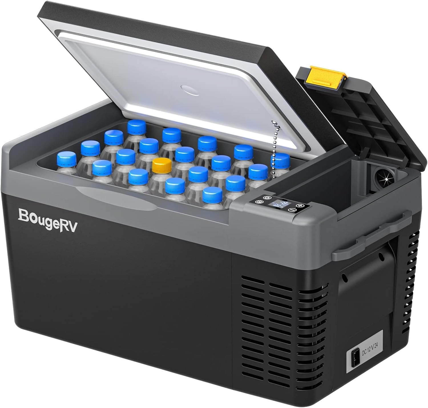 BougeRV CRPRO20 21-Quart 12V Ultra-Portable Car Fridge Freezer - Your Adventure Companion