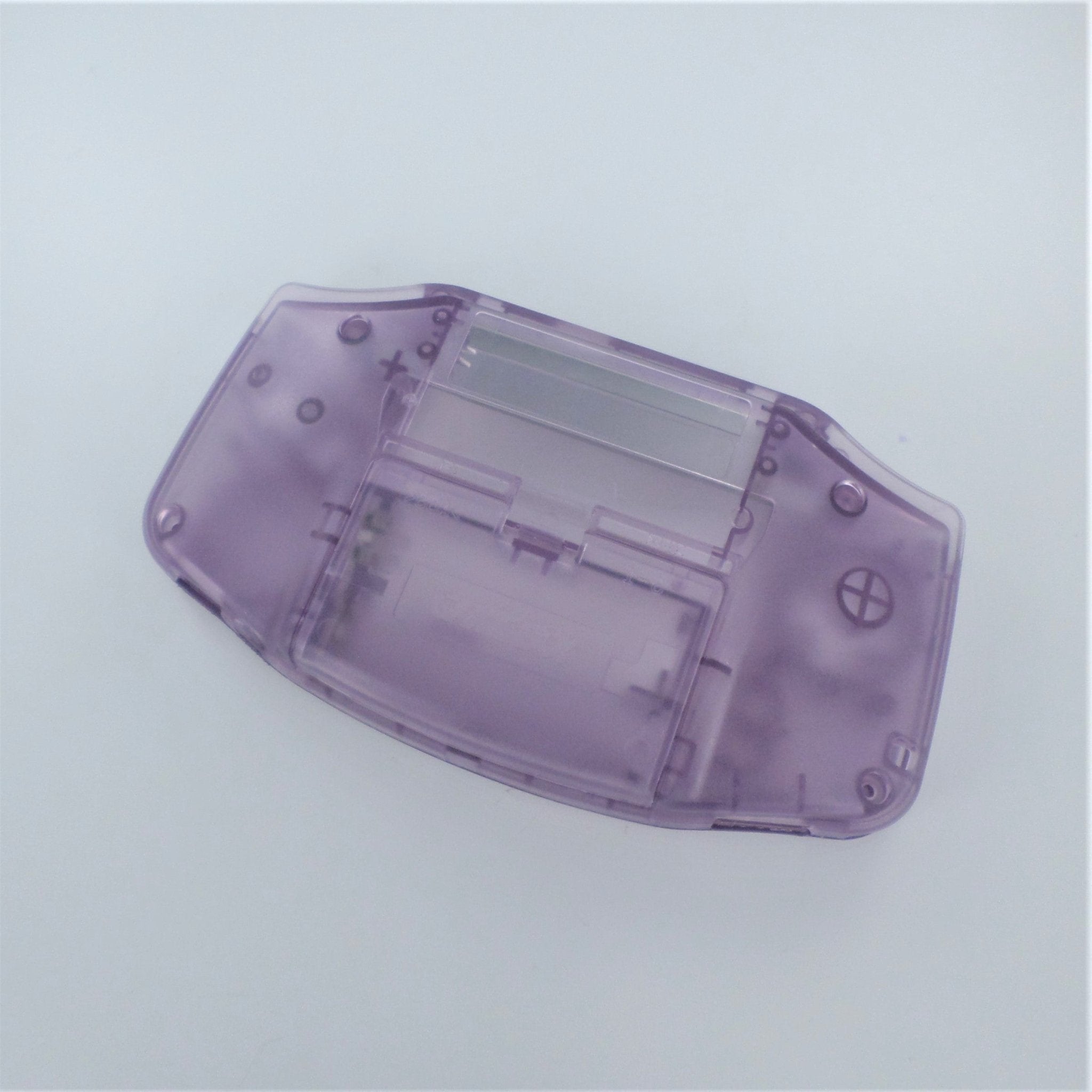 Upgrade Your Nintendo Game Boy Advance with Transparent Atomic Purple IPS LCD Screen Shell