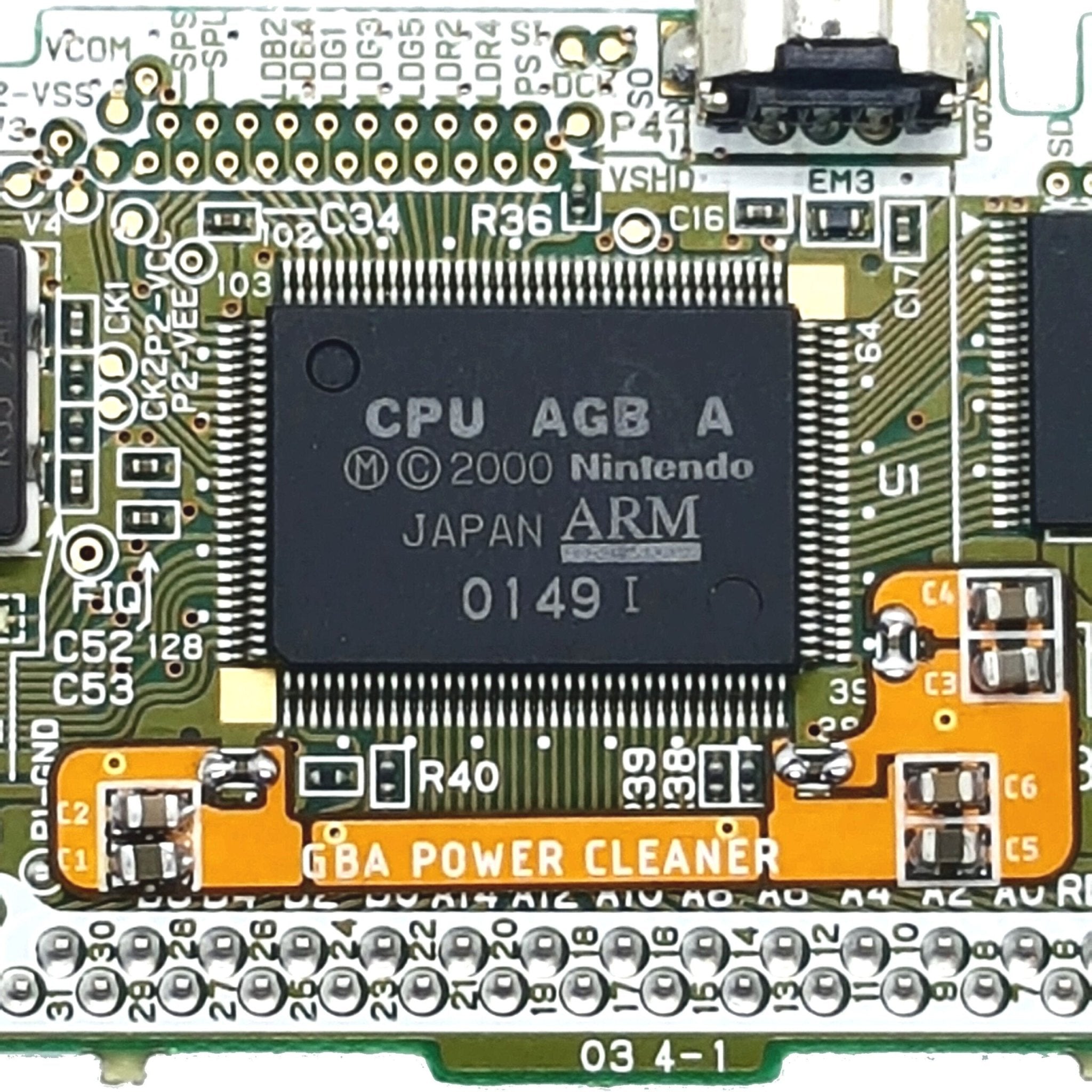Game Boy Advance Power Cleaner - 5 Pack: Reduce Noise, Enhance Your Gaming! Install Easily with Capacitor Mod