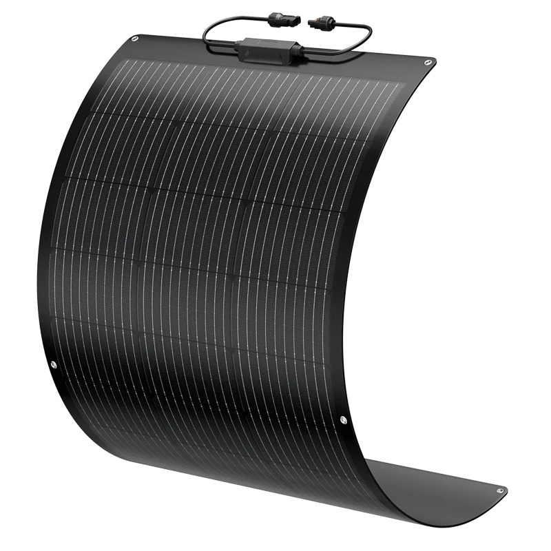 BougeRV Arch 100W Ultra-Flexible Fiberglass Curved Solar Panel - Harness the Sun's Power Anywhere