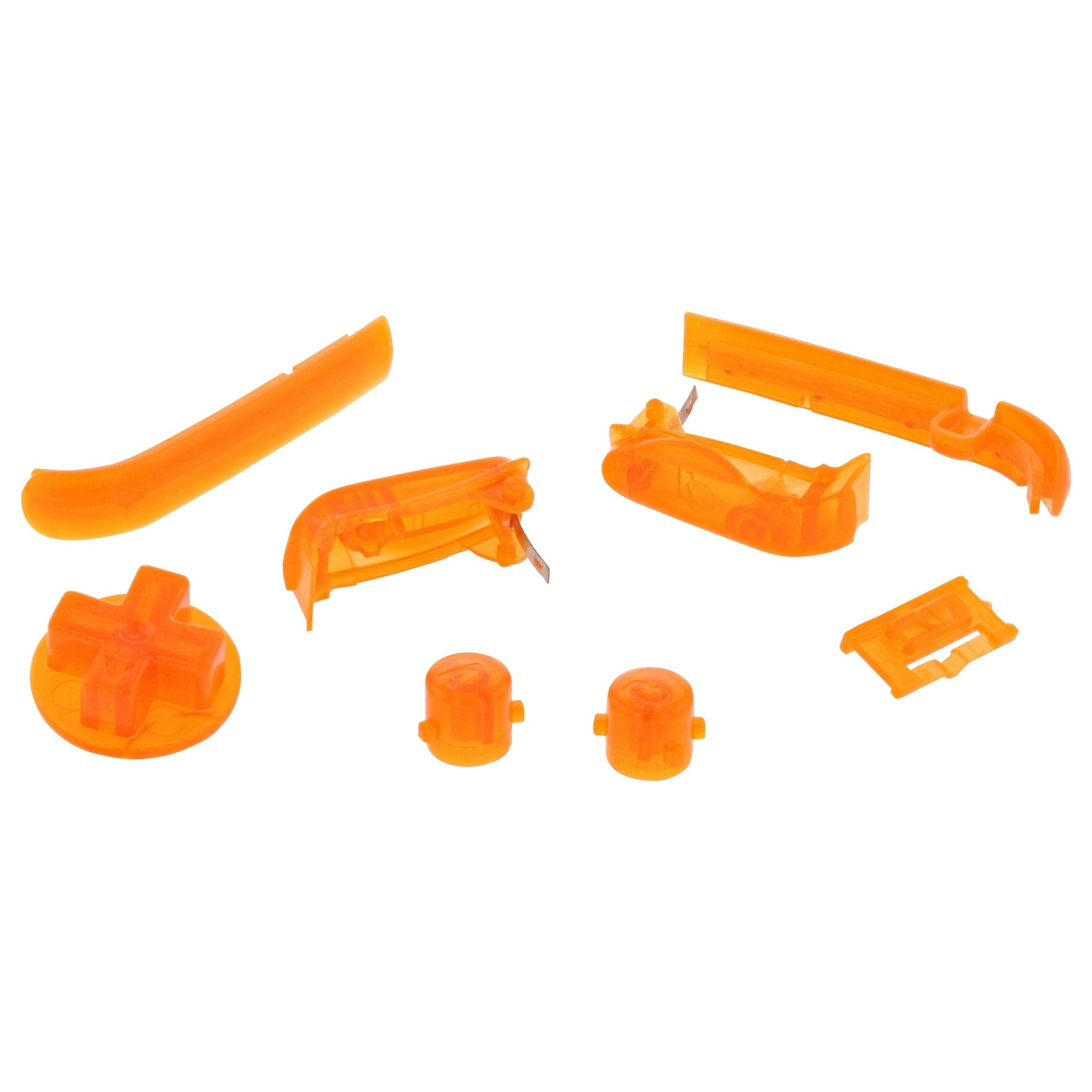 Revive Your Nintendo Game Boy Advance with ZedLabz Clear Orange Replacement Button Set