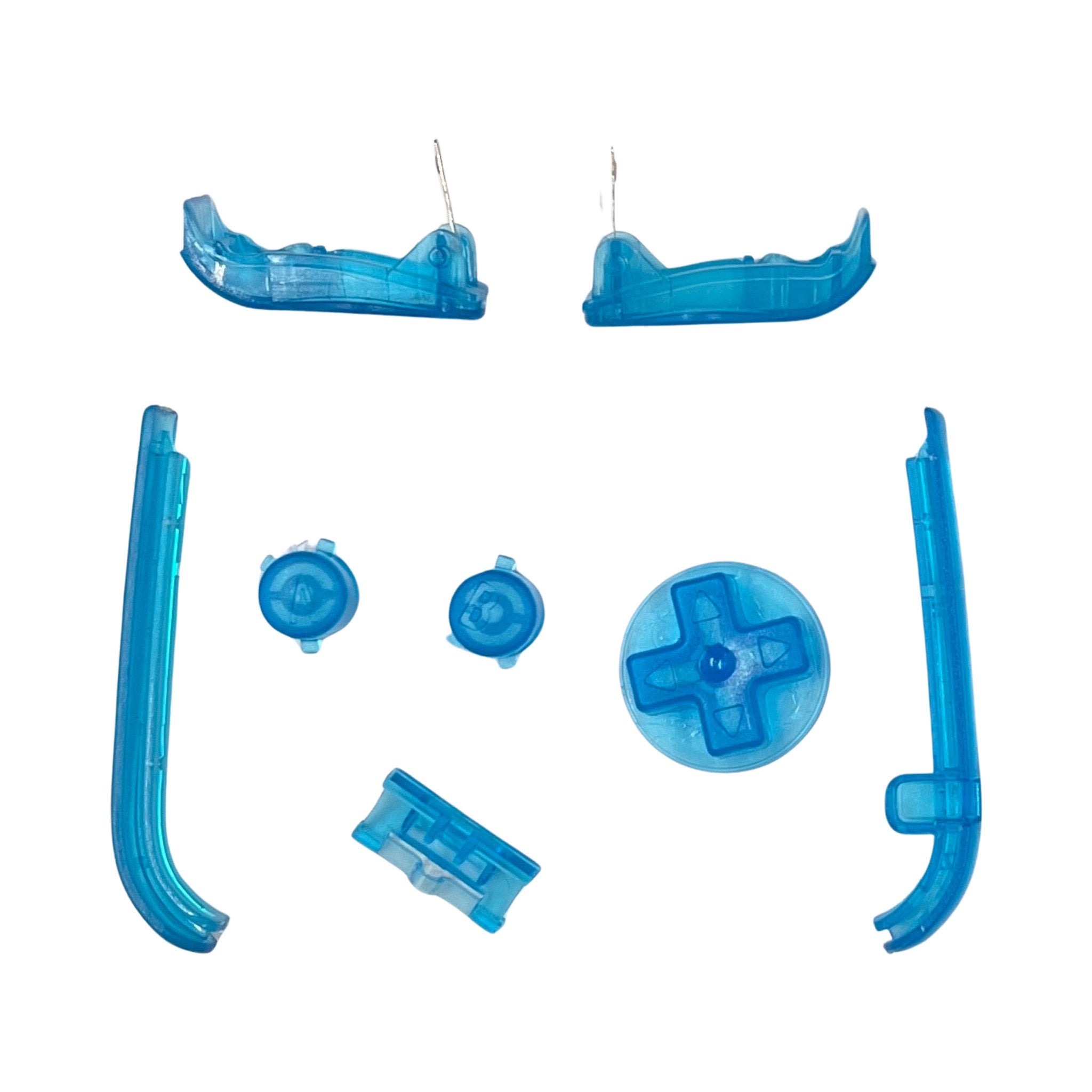 Revive Your Nintendo Game Boy Advance with Clear Blue Replacement Buttons by ZedLabz