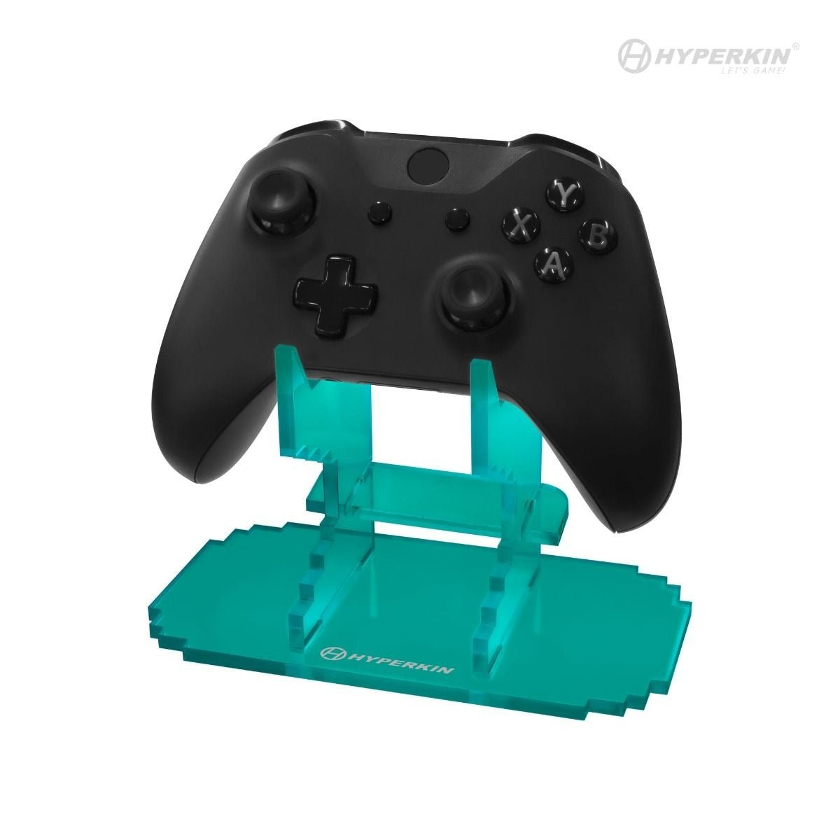 Hyperkin Green Pixel Art Universal Acrylic Controller Stand for Xbox, Playstation, Nintendo - Show Off Your Gamepads!