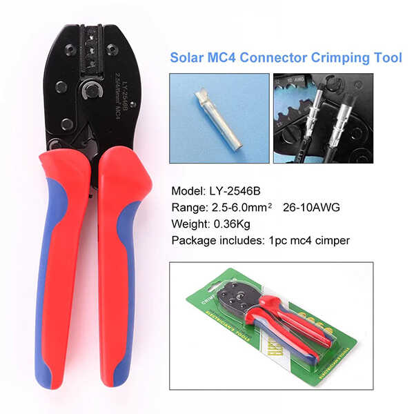 BougeRV 14-10AWG Solar Panel PV Cable Solar Crimping Tool - Your Ideal Solar System Installation Helper