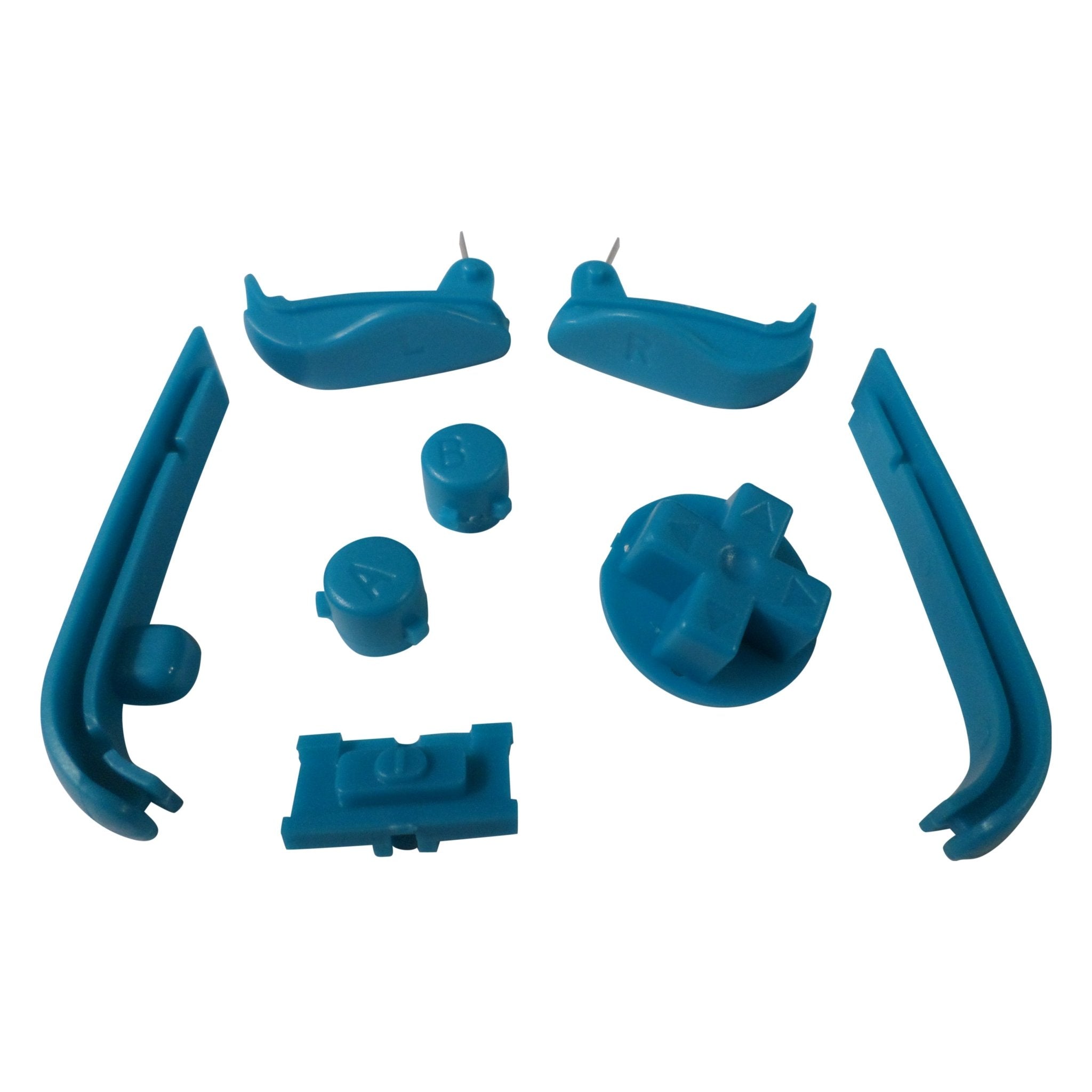 Turquoise Button Set for Nintendo Game Boy Advance - Revitalize Your Console with ZedLabz