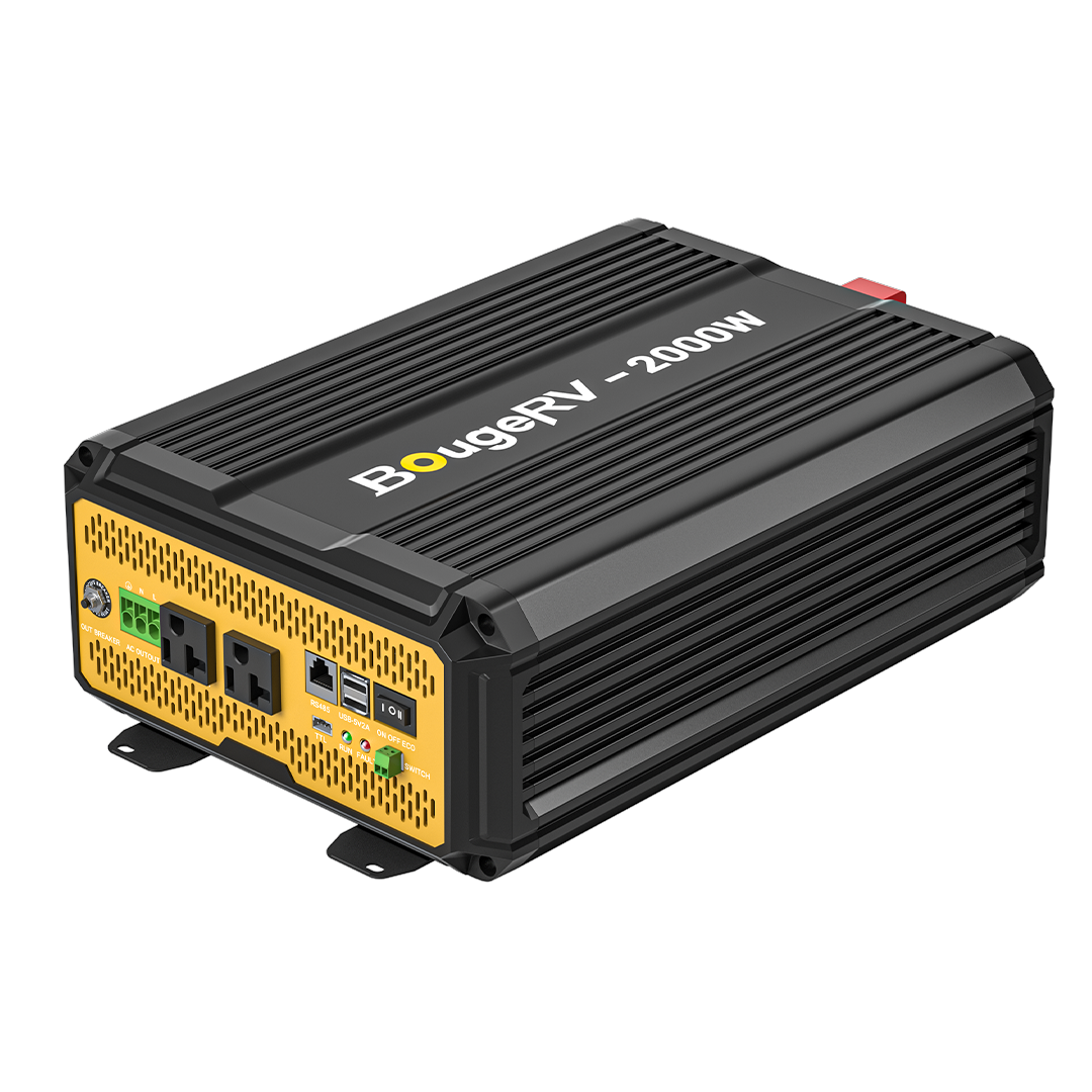 BougeRV 2000W 12V Pure Sine Wave Inverter - Your On-the-Go Power Solution
