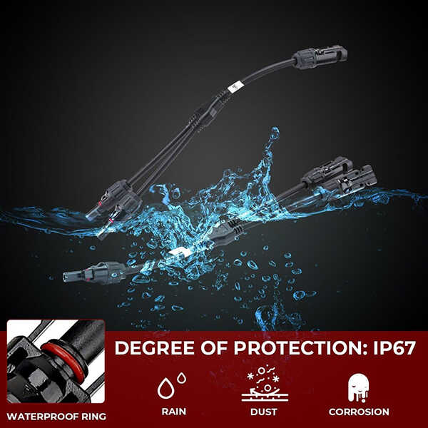 BougeRV Y-Branch Solar Connector Cable - Your Ultimate Solar Solution