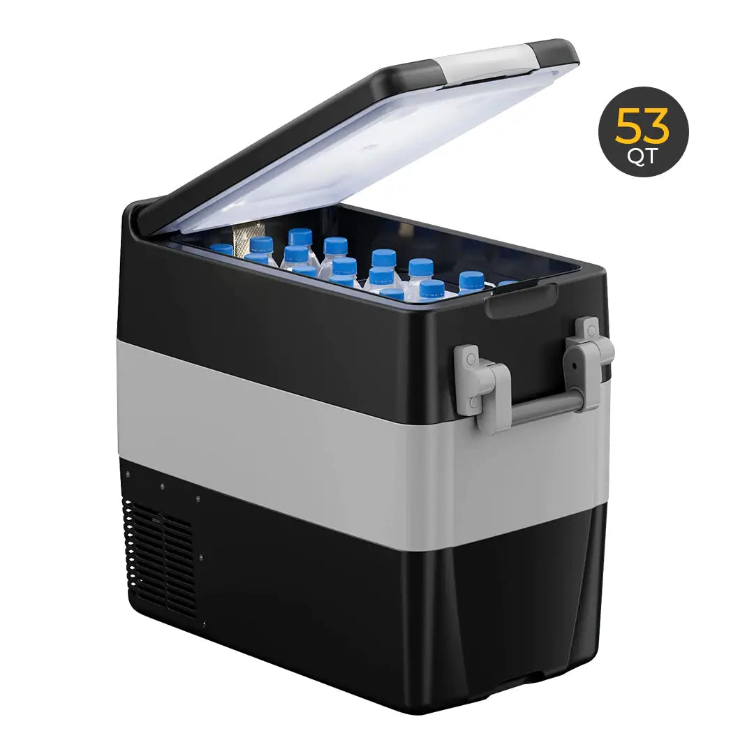 BougeRV 50L Portable Car Freezer - Keep Your Drinks and Food Cool on the Go