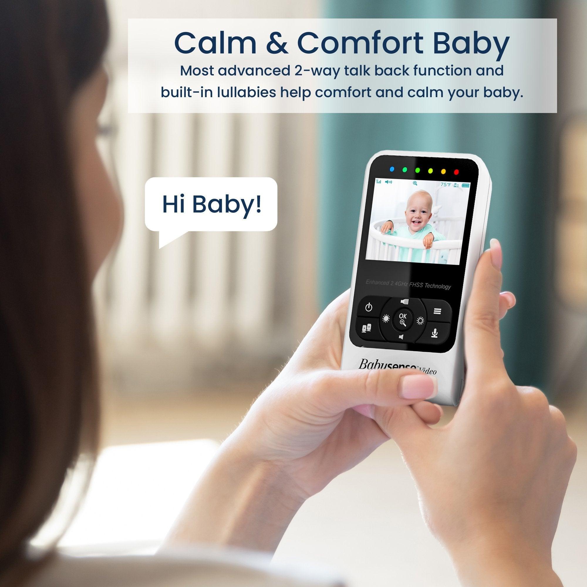 Babysense 7 & V24 Bundle: Advanced Video Baby Monitor with Breathing Detection and Safety Alerts