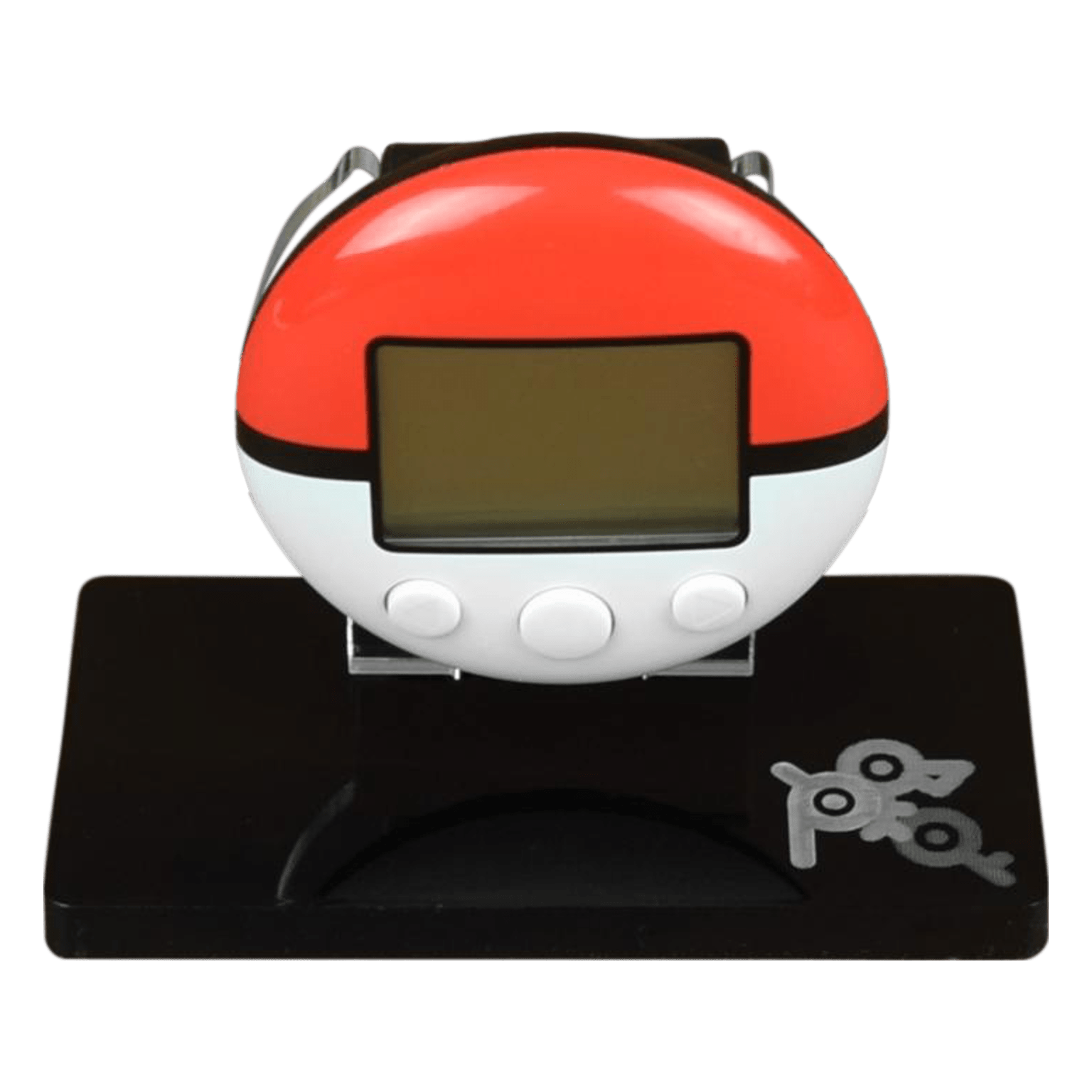 Stunning Display Stand for Pokemon Portable PokeWalker Console - Crystal Black | Rose Colored Gaming