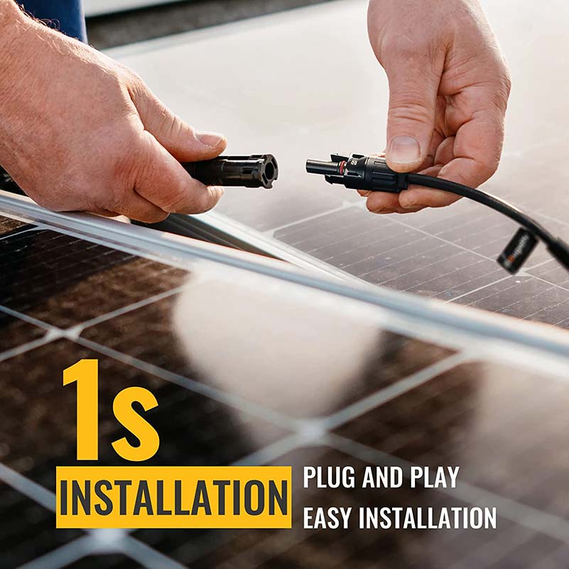 BougeRV Super Long 5-in-1 Solar Y Connector for Solar Panels - Simplify Your Solar Setup!