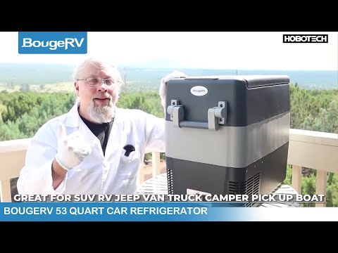 BougeRV 50L Portable Car Freezer - Keep Your Drinks and Food Cool on the Go