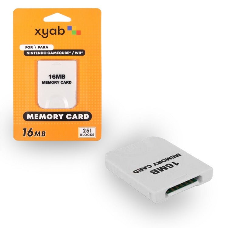 Super 16MB Memory Card for Nintendo GameCube & Wii - White | XYAB