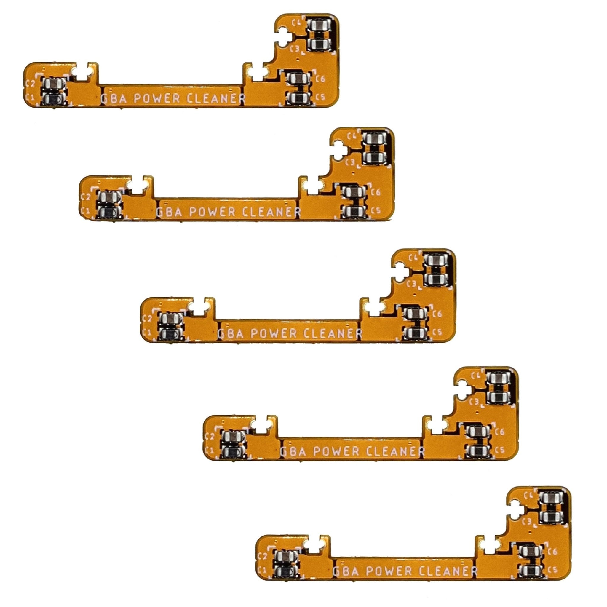 Game Boy Advance Power Cleaner - 5 Pack: Reduce Noise, Enhance Your Gaming! Install Easily with Capacitor Mod