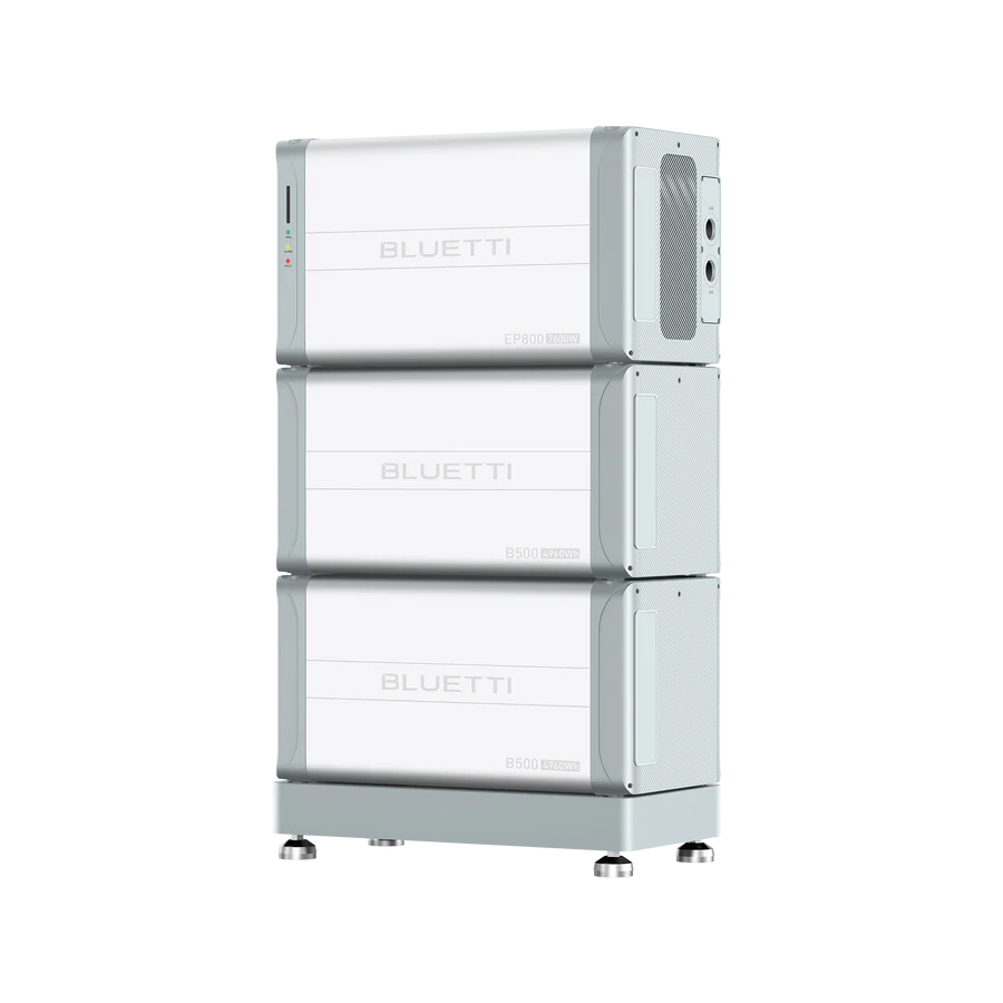 BLUETTI EP800 + 2 B500 Home Powerhouse Backup