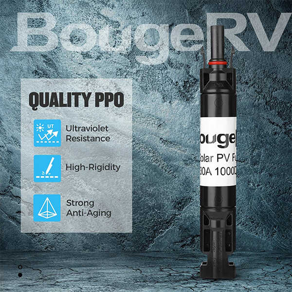 BougeRV 30A Solar-Powered Fuse Guardian