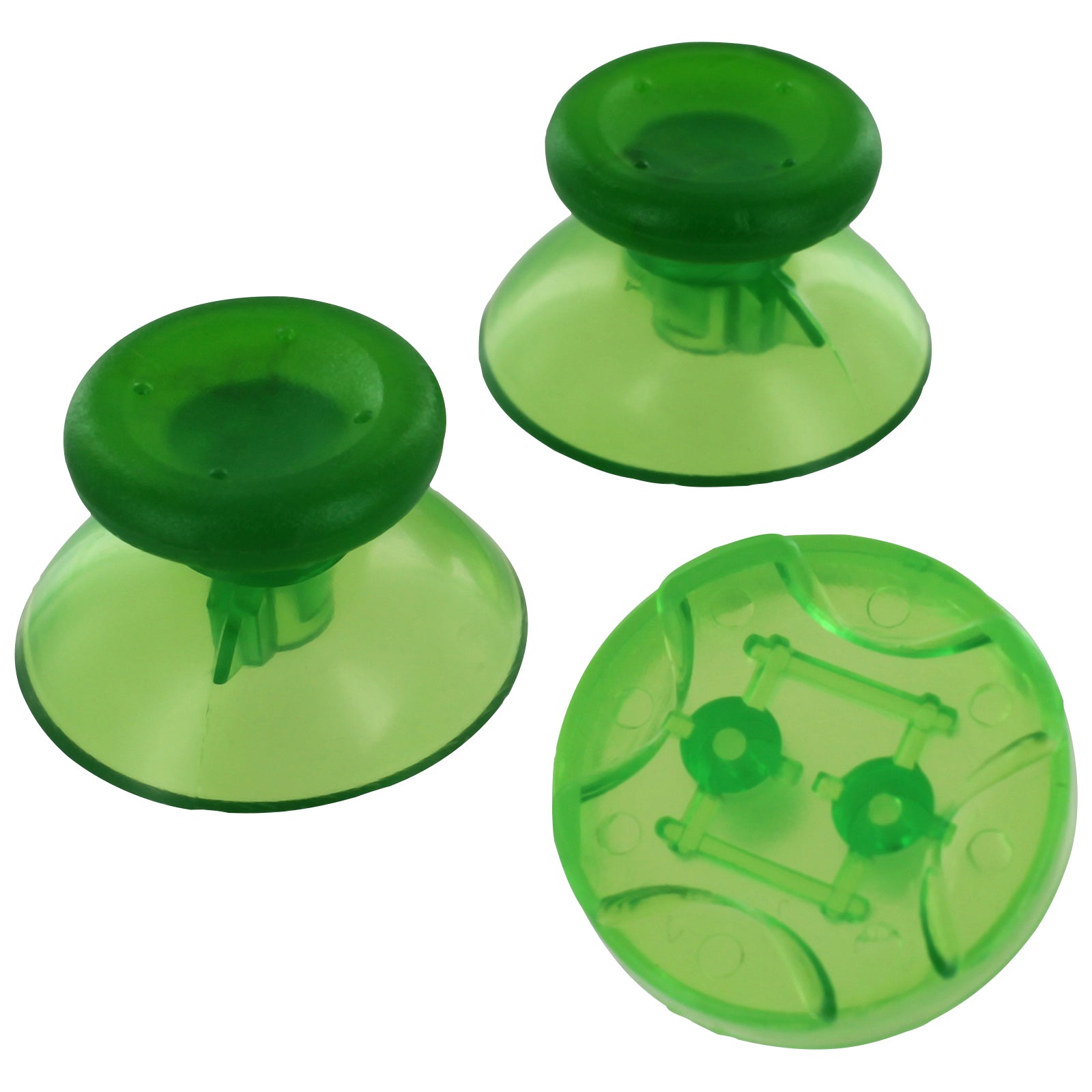 ZedLabz Xbox 360 Transparent Green Concave Analog Thumbsticks & D-Pad Mod Kit - Upgrade Your Controller