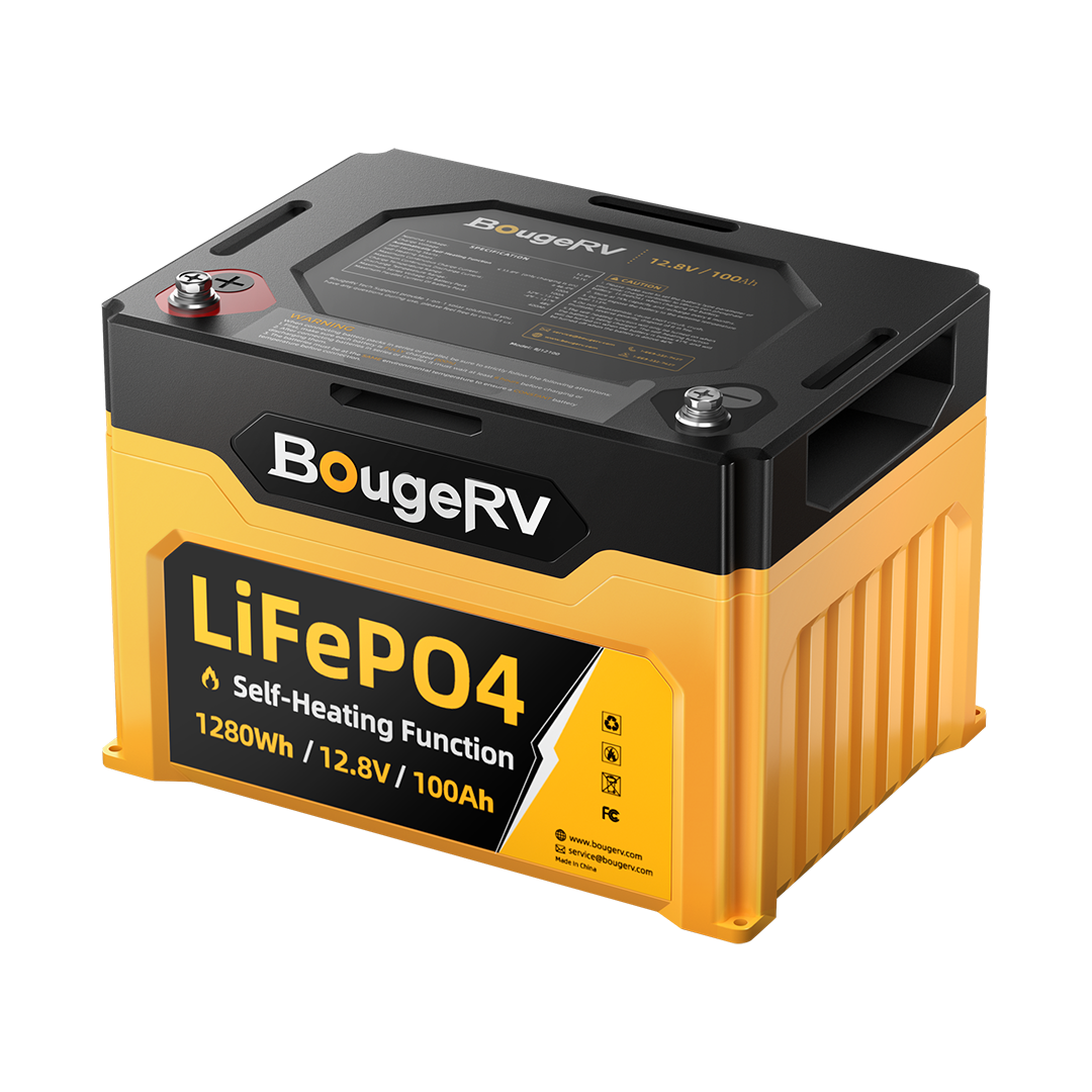 BougeRV Ultra-Power 12V 100Ah LiFePO4 Battery