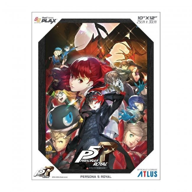 Persona 5 Royal 3D Wall Art: 10x12 Inch Officially Licensed Pixel Frames