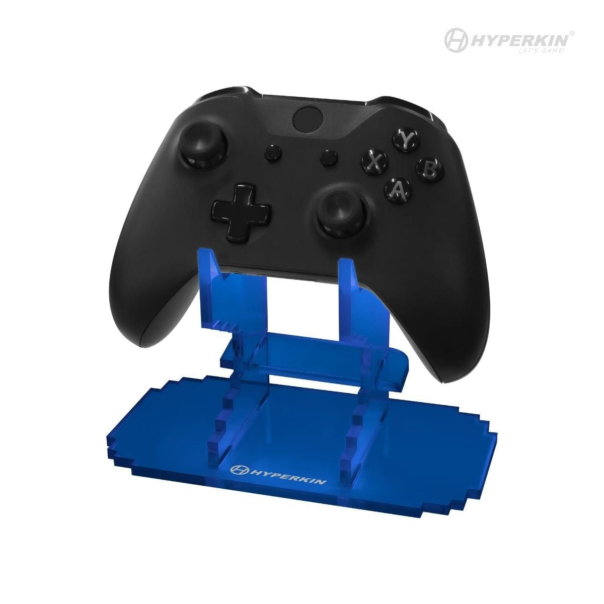 Hyperkin Pixel Art Universal Acrylic Controller Stand for Xbox, Playstation, Nintendo - Blue