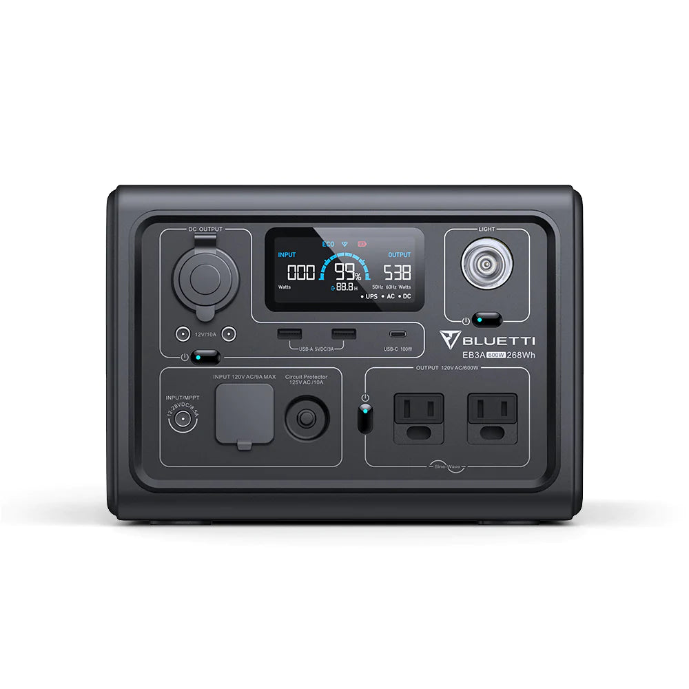 BLUETTI EB3A 600W 268Wh Portable Powerhouse for a Sustainable Life