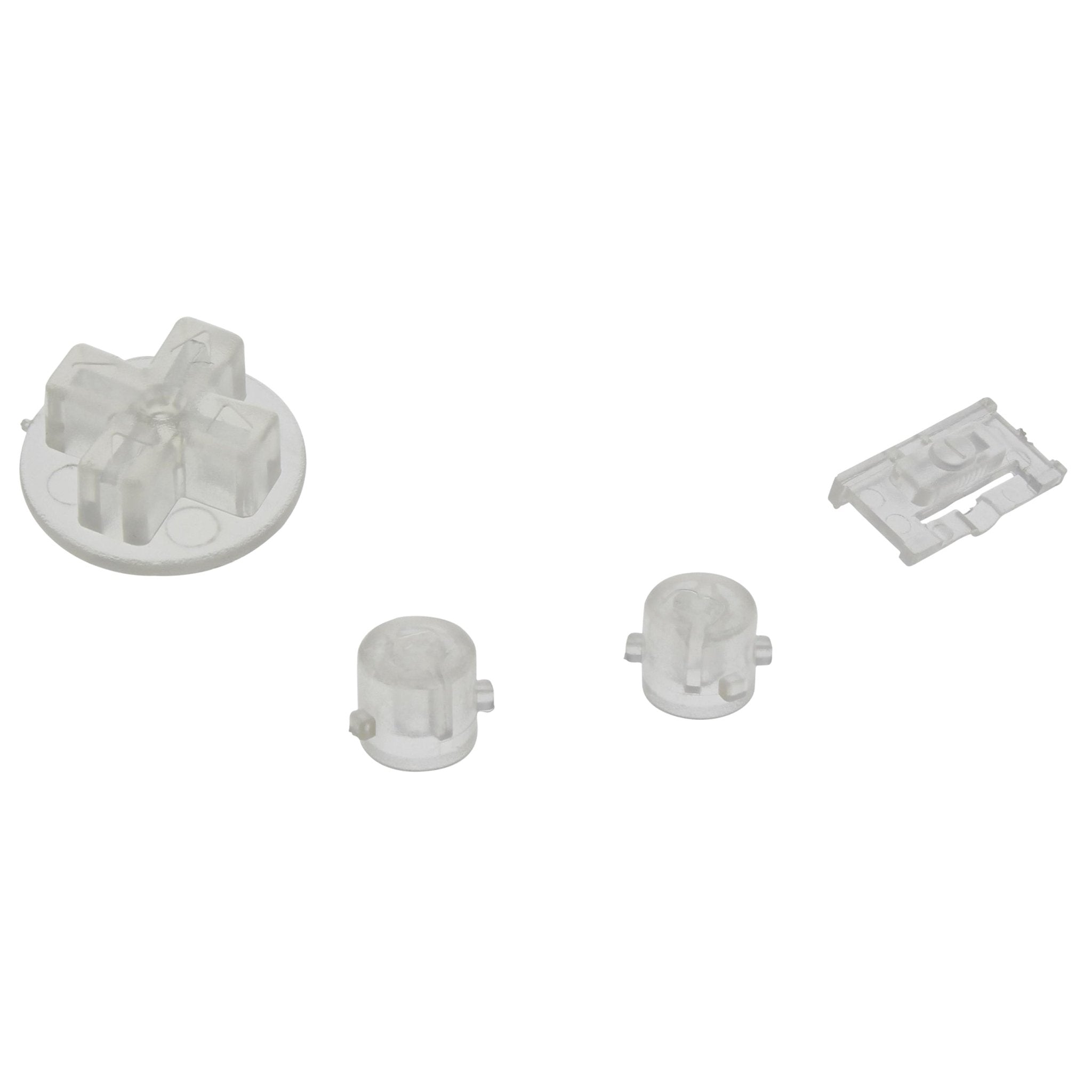 ZedLabz Clear Replacement Button Set for Nintendo Game Boy Advance - Breathe New Life into Your Console!