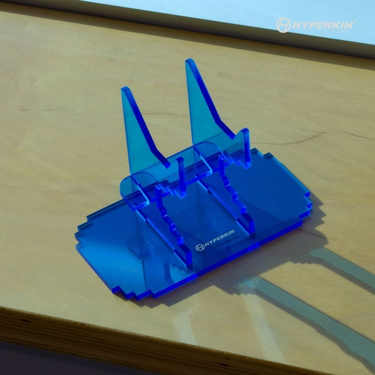Hyperkin Pixel Art Universal Acrylic Controller Stand for Xbox, Playstation, Nintendo - Blue