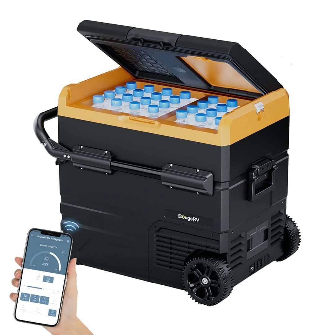 BougeRV CR55 59-Quart (55L) All-in-One Portable Refrigerator Freezer - Your Ultimate Outdoor Companion