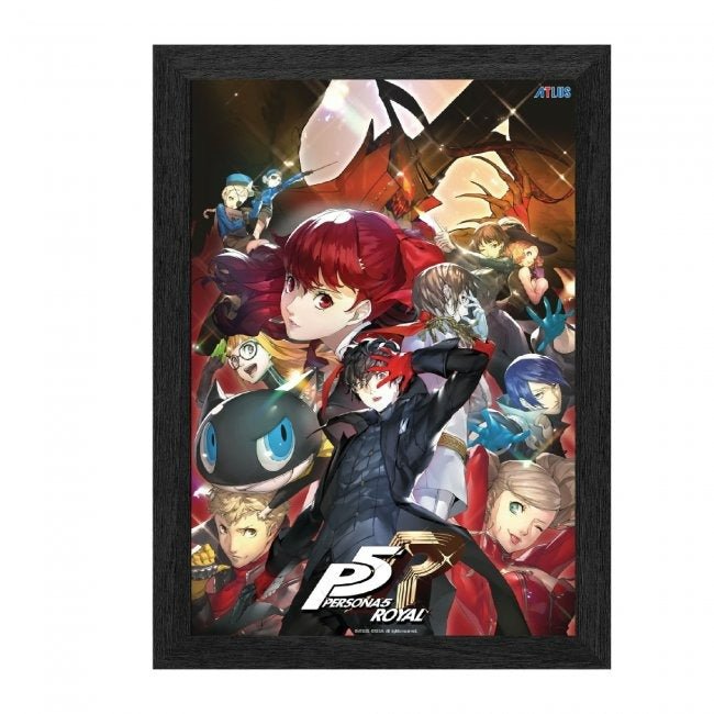 Persona 5 Royal 3D Wall Art: 10x12 Inch Officially Licensed Pixel Frames