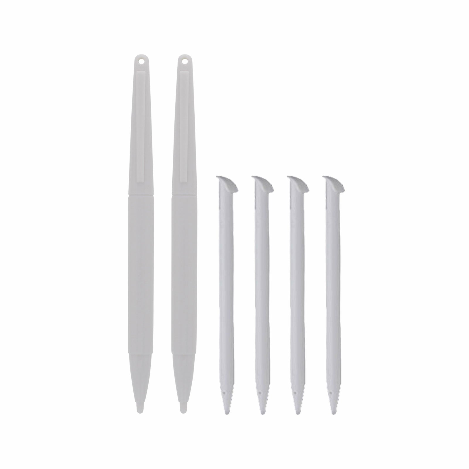 ZedLabz Replacement Stylus Pen Pack for 2015 Nintendo New 3DS XL - 6 Pack White