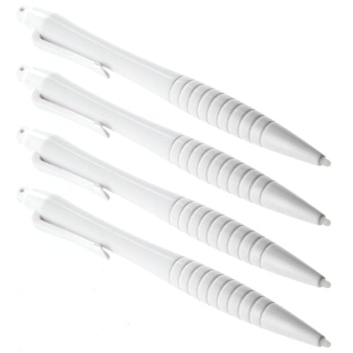 Get the Most Out of Your Touchscreen with Our Large Ergonomic Stylus Pen 4-Pack - White