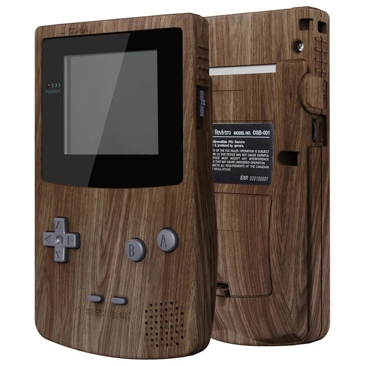 Upgrade Your Nintendo Game Boy Color with the Ultimate IPS Ready Wood Grain Housing Kit