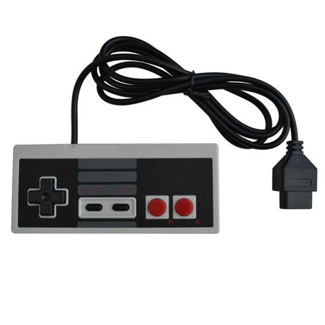 ZedLabz Grey Wired Controller - The Ultimate Retro Gaming Companion for Nintendo NES