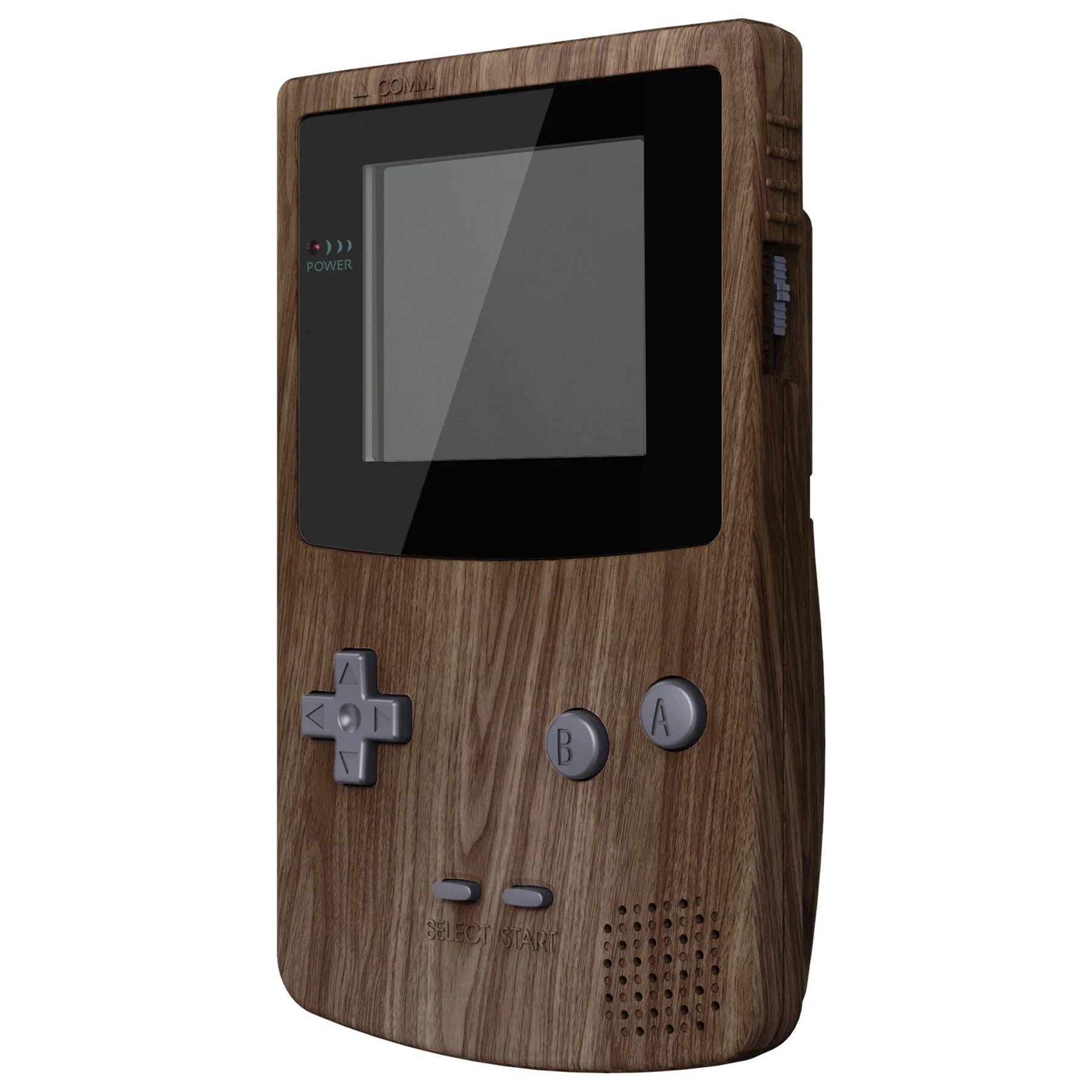 Upgrade Your Nintendo Game Boy Color with the Ultimate IPS Ready Wood Grain Housing Kit